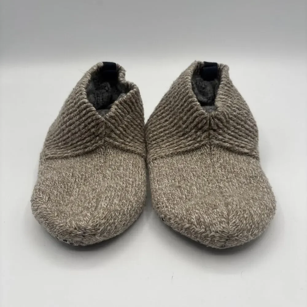Bombas‎ Youth 1-5 Gripper Slippers Socks Warm Tan Unisex Lined